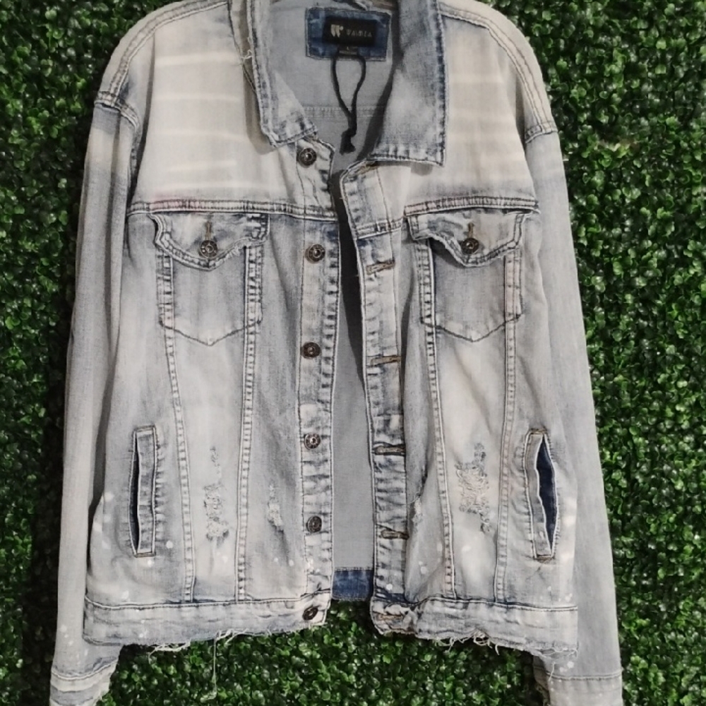 Distressed Denim Jacket